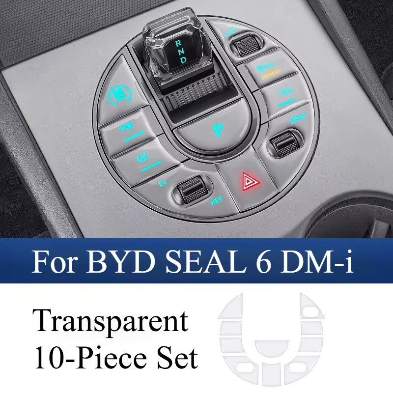 SHUN SOON Schutzfolie für BYD SEAL 06 DM-i, GT und Sealion 05 DM-i, GT Zentrale Steuerung Taste Aufkleber aus Epoxy, transparent - Bild 5