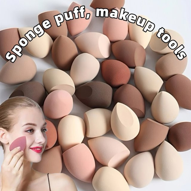 HUAZDS Make-up-Schwämme, braun, Unisex - Bild 1
