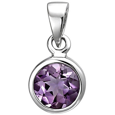 Colfem Anhänger 925 Sterling Silber, Amethyst, lila, violett - Bild 1