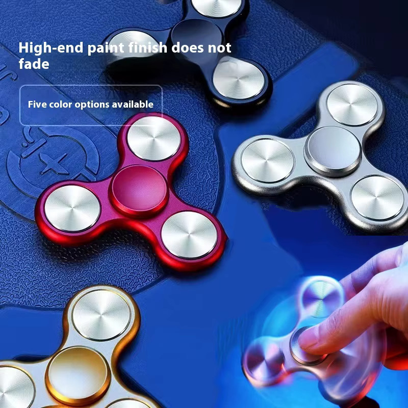 soulbao Fidget Spinner, Aluminiumlegierung, Metall, dreiflügelig - Bild 2