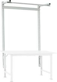 Packpool Aufbauportal mit Ausleger für Packpool Packtisch, Farbe Weiß, Breite: 175 cm - Bild 1