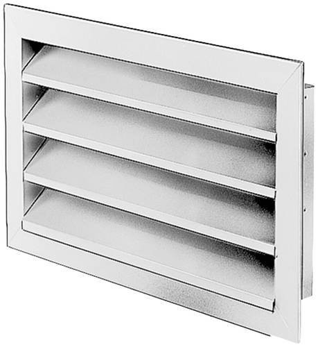 Helios Wetterschutzgitter 116 aus Aluminium in Silber - Bild 1