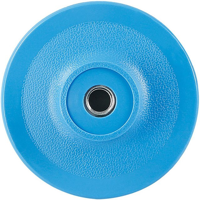 DAZZLEEX Polierpad Schleifscheiben Träger mit Klebeunterseite für Autolackpflege, 3/4 Zoll, Blau, Gewinde M10/M14/M16 - Bild 1