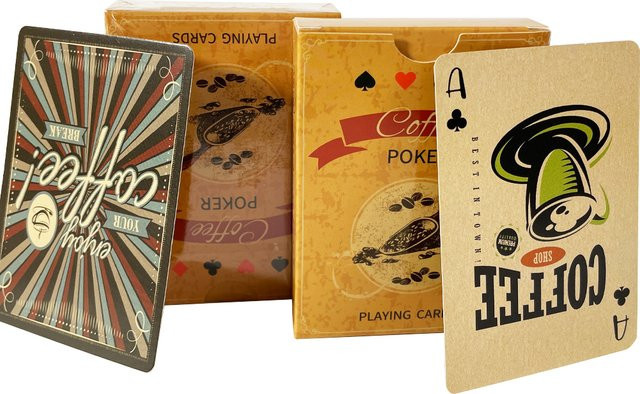 Vorinclex Vintage Kaffeebohne Spielkarten, Brettspiel, 1-teiliges Set - Bild 1