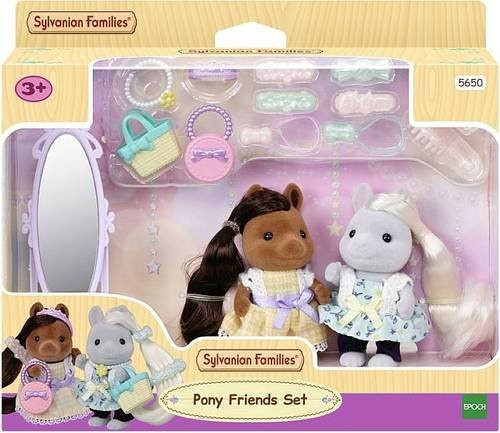 Sylvanian Families EPOCH 5650 Süße Pony Freunde Spielset in Braun und Silber - Bild 1