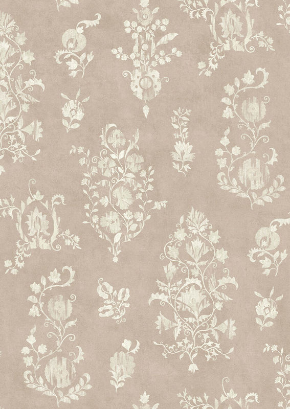 Lewis & Wood Tapete Sicilia Plaster in Beige mit floralem Vintage-Design und botanischem Muster - Bild 2