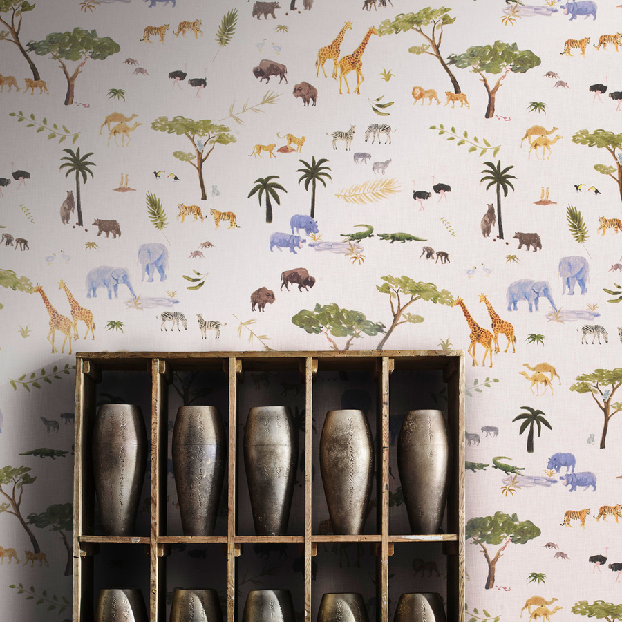 Andrew Martin Tapete Animalis Vlies Tapete mit exotischem Tiermotiv in Multicolor - Bild 3
