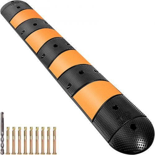 VEVOR Kabelbrücke mit zwei Kanälen als Überfahrschutz, B/H/T: 185 x 5,5 x 31 cm - Bild 1