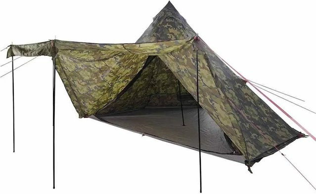 vidaXL Tipi-Familienzelt für 8 Personen in Tarnmuster, wasserdicht - Bild 1