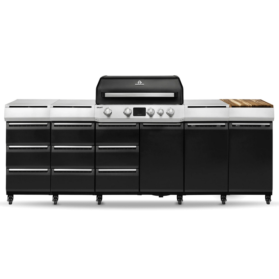 GRANT Station Modularer Gasgrill mit 4 Brennern, Schublade und Edelstahlrost - Bild 1