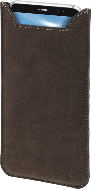 Hama Smartphone-Sleeve Soft Fleece Handyhülle in Braun, Größe XL - Bild 1
