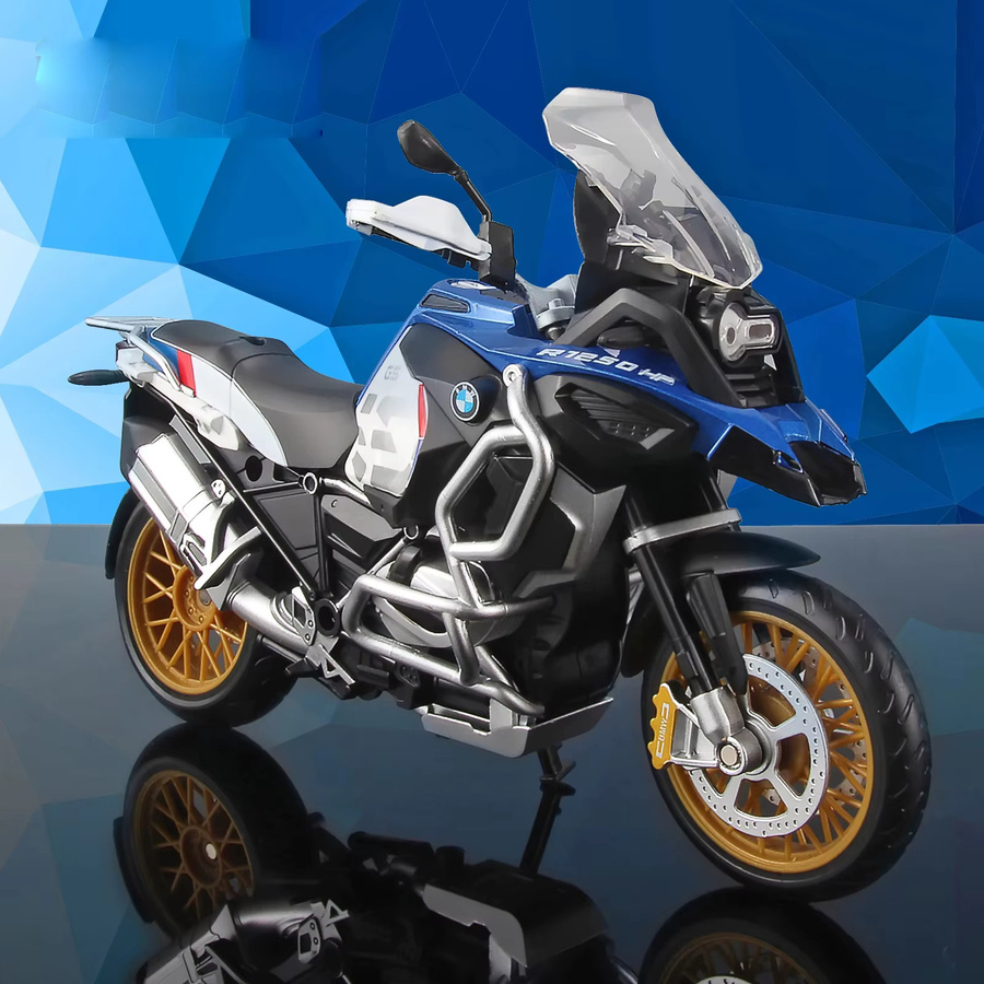 CCA R1250 GS, Motorradmodell, 1:12, Legierungsdruckguss, Blau - Bild 2