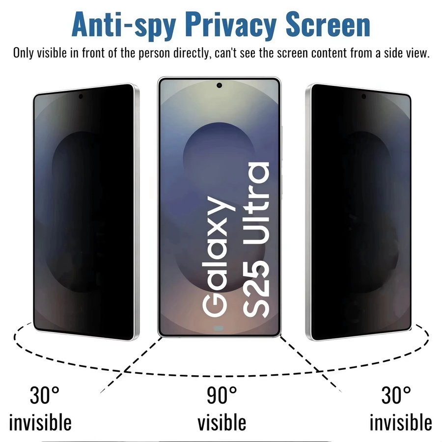 Samsung Galaxy S26 Ultra S25 S24 S23 S22 Displayschutzfolie aus gehärtetem Glas Ultra HD transparent - Bild 2