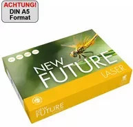 New Future Multifunktionspapier für Laser, A5, weiß, 80 g/m², 500 Blatt - Bild 1