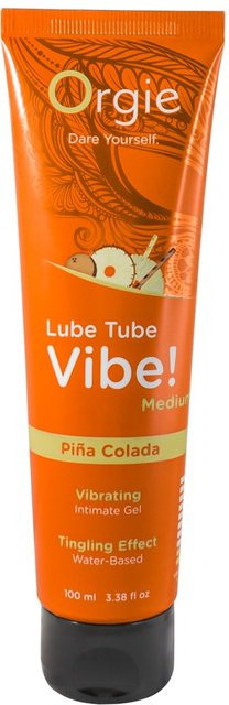 Orgie Lube Tube Vibe! Piña Colada Erotik-Gel mit Vibrations-Effekt - Bild 1