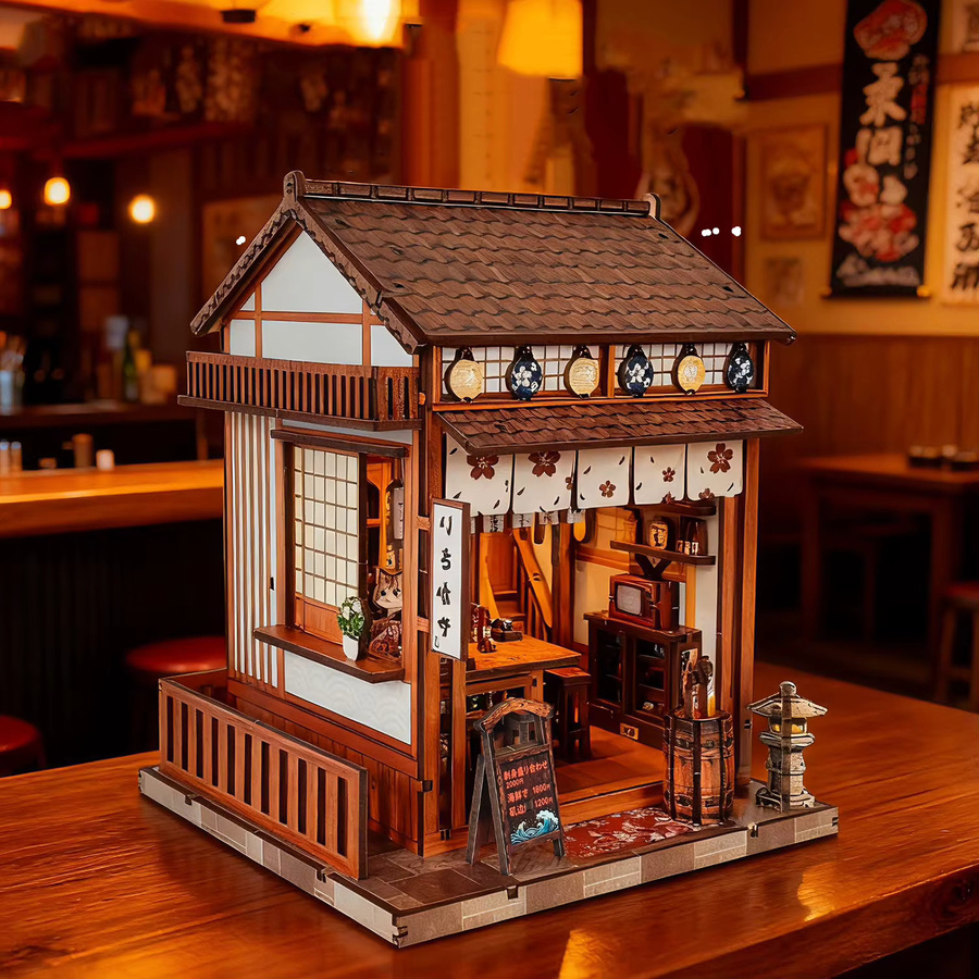 Tinamic Sakura Tavern, 3D-Puzzle, Holz, Fantasy - Bild 2