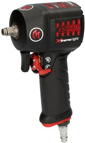 KS Tools miniMONSTER Xtremelight Hochleistungs-Druckluft-Schlagschrauber in Schwarz mit 3/8 Zoll Werkzeugaufnahme und 1390 Nm Drehmoment - Bild 1