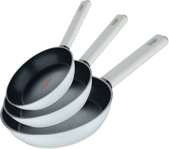 BERGNER Pfannenset LINES aus Aluminium in Schwarz, 3-teilig - Bild 1