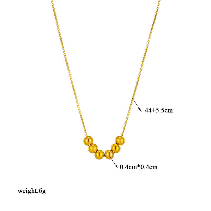 DIEYURO Halskette, Edelstahl, Gold, Perle, Damen - Bild 2