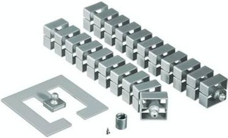 Bachmann Kabelbrücke 930.016 aus Kunststoff in Silber mit 1 Kanal und einer Länge von 750 mm - Bild 1