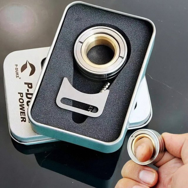soulbao Mechaniker Ring Fingertip Gyroskop, rotierendes magnetisches Rhythmus Dekompression EDC Handkurbel Gyroskop - Bild 1
