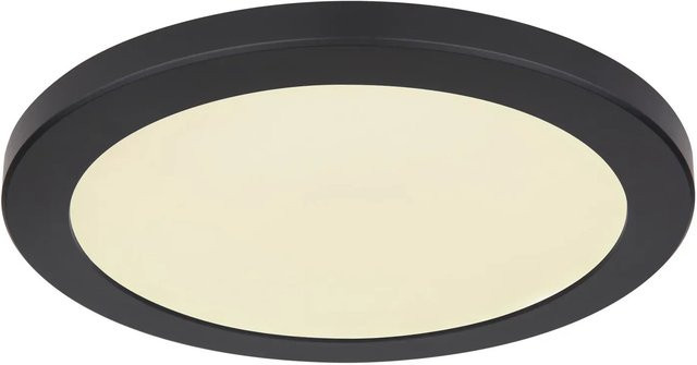 Globo LED-Deckenleuchte Lasse in Schwarz mit Durchmesser: 29,8 cm - Bild 1