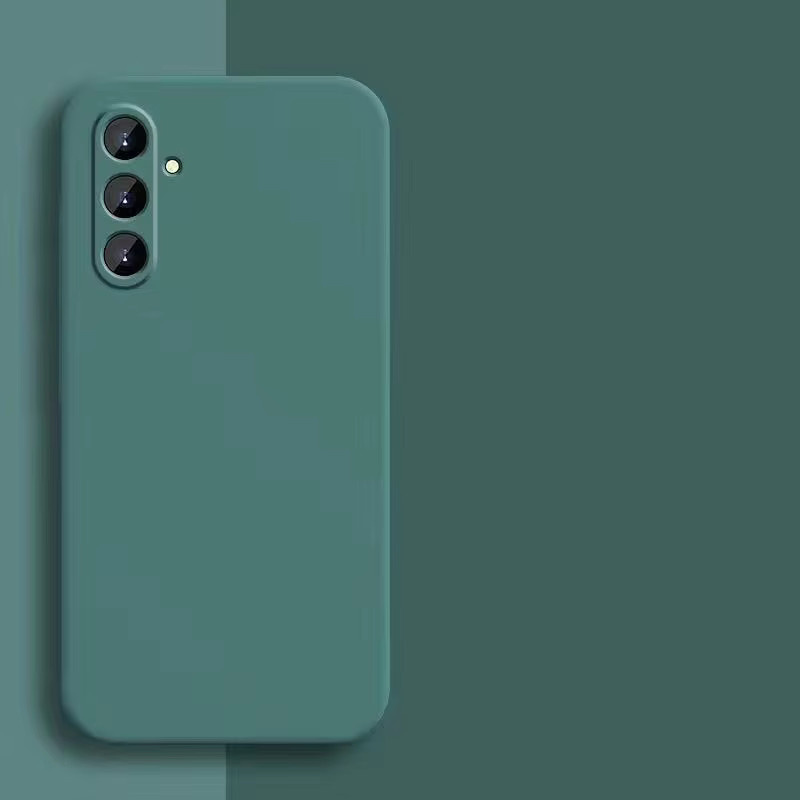 Samsung Flüssiges Silikon Soft Case Schutzhülle für Galaxy A14 A24 A34 A54 A52 A72 A33 A53 A73 A12 A22 A32 A13 A23 A15 A25 A35 A55 5G in Weiß - Bild 2
