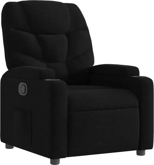 vidaXL Relaxsessel Modell 61 in Schwarz aus Stoff mit Armlehnen - Bild 1