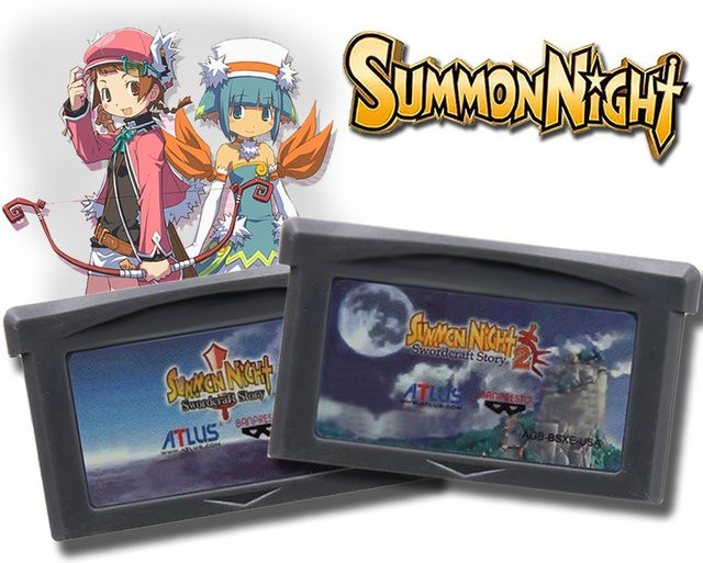 Summon Night und SwordCraft Story Rollenspiel Modul für Nintendo Game Boy Advance von Bandai - Bild 1