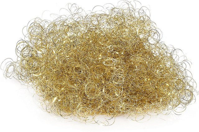 VBS Flower-Hair Brillant Haarschmuck in Gold für festliche Anlässe und Weihnachten - Bild 1