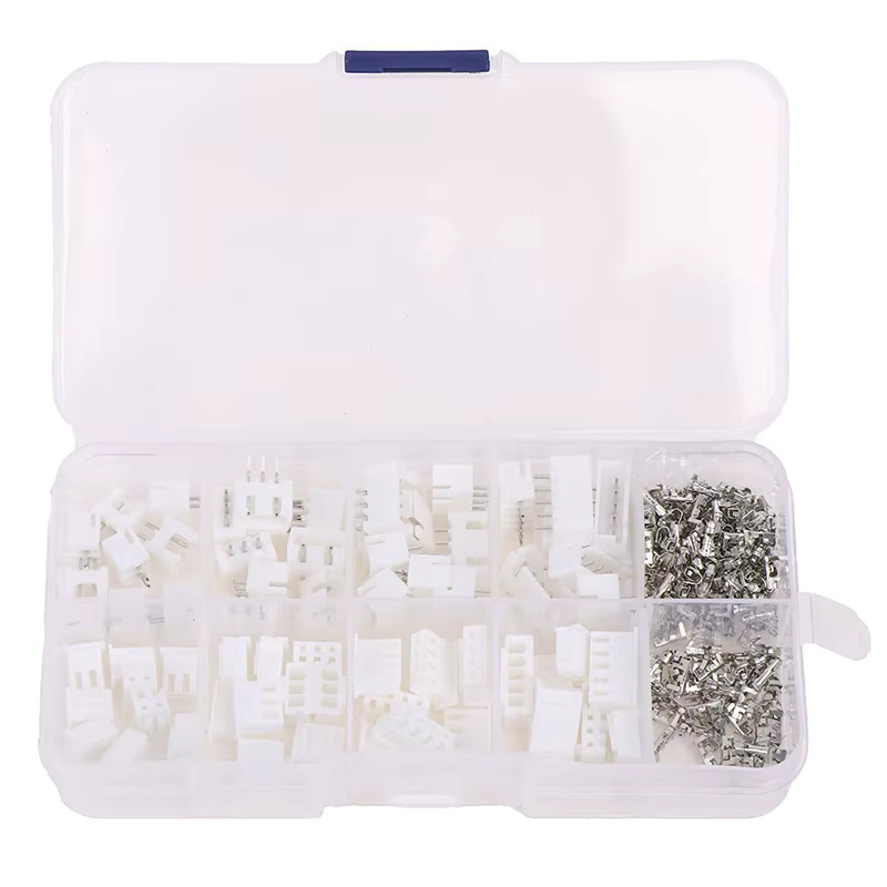 XH Terminal Kit JST Connector Set mit 2-Pin bis 5-Pin und 2,54mm Pitch in Weiß, 230 Stück pro Karton - Bild 4