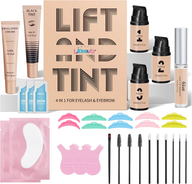 Libeauty Lash Lift And Brow Dye Tint Kit, Black, Unisex - Bild 1