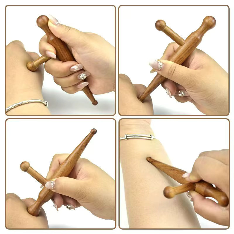 KuZHEN Massagegerät aus Sandelholz, Ganzkörper Massage-Tool - Bild 3