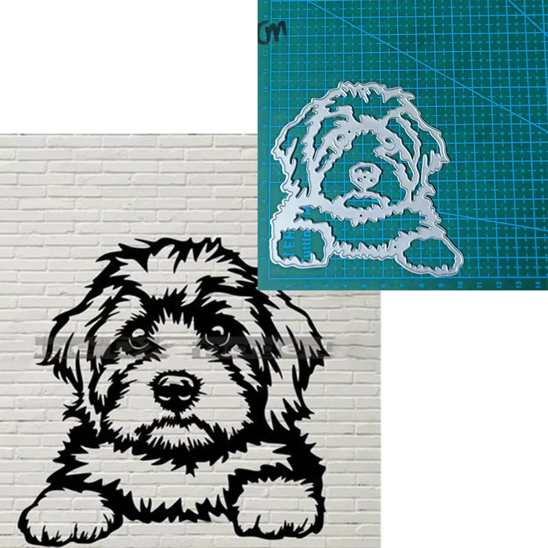 Metall Stanzschablone Tierformen für Scrapbooking und Handwerk in Silber - Bild 3