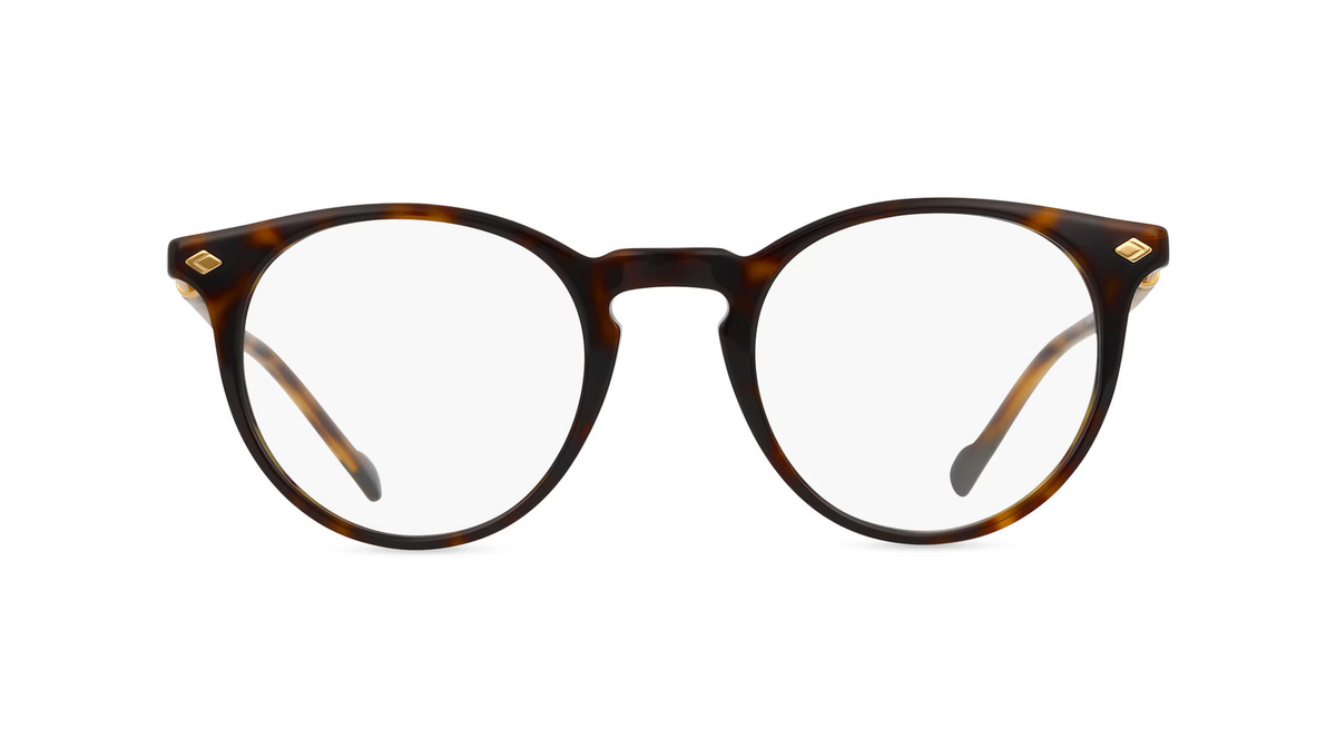 Vogue VO5434 Korrektionsbrille Herren, Vollrand, Panto, Acetat, braun - Bild 1