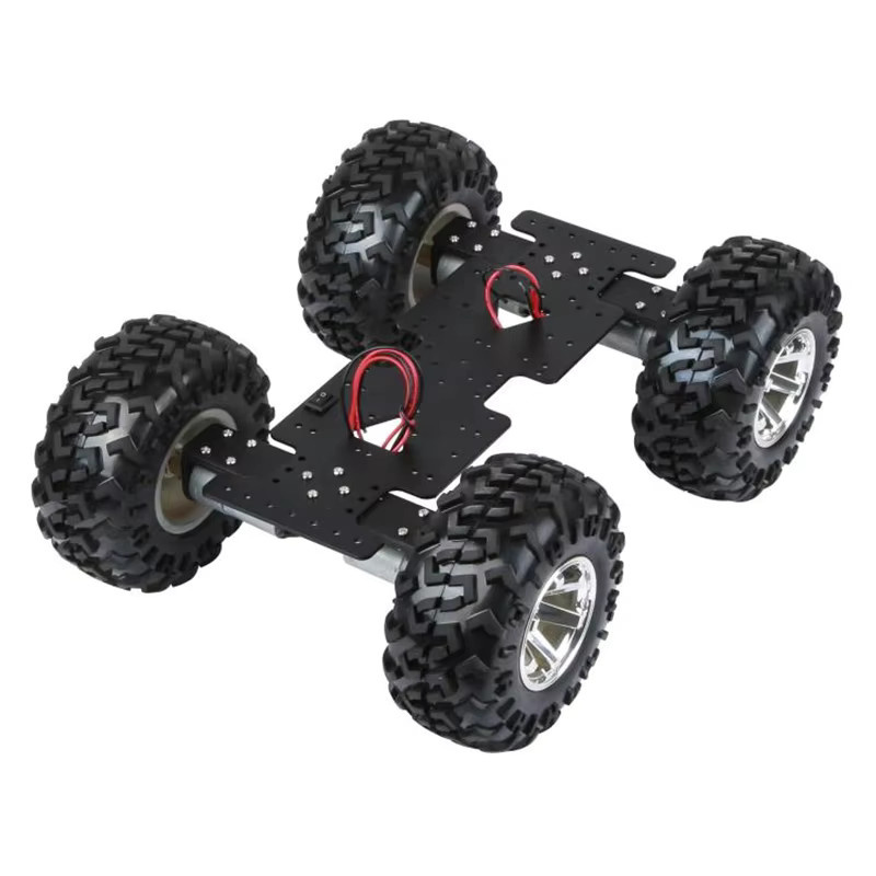 YoufangSmart Großes Chassis 4WD Roboterauto, Schwarz, Fahrzeuge - Bild 1