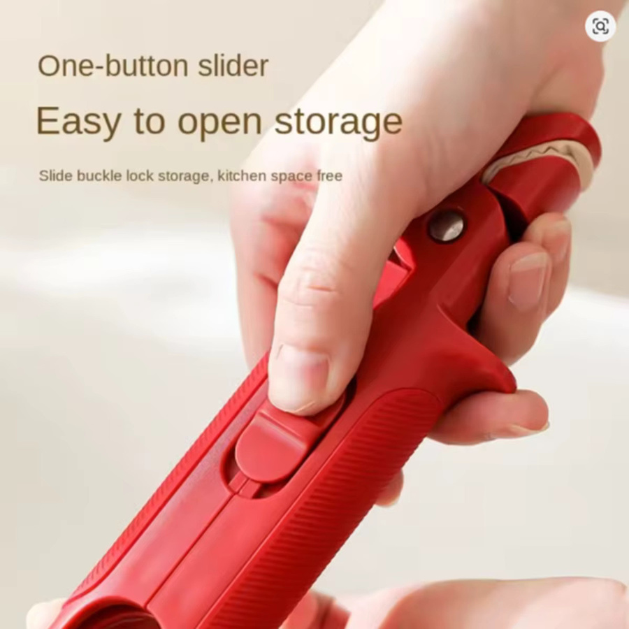 zxyouping 2-in-1 Anti-Verbrühungs Tablett- und Schüsselhalter aus Silikon in Rot mit Anti-Slip-Funktion - Bild 3