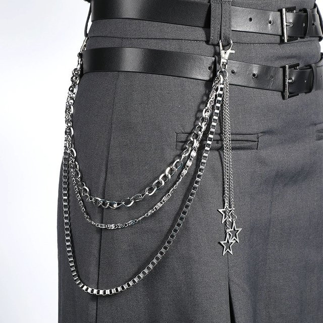 RINHOO FRIENDSHIP Hosenkette, Silber, Unisex - Bild 1