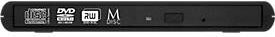 Verbatim Slimline Externer CD/DVD-Brenner USB 2.0 in Schwarz inklusive USB-A-zu-USB-C-Adapter - Bild 3