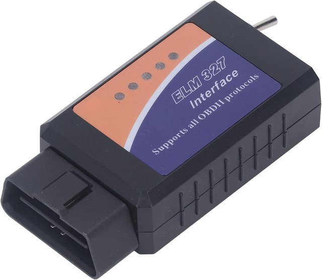 Koogeelife ELM327 OBD2 Bluetooth Scanner mit USB und Schalter für FORScan in Blau - Bild 1