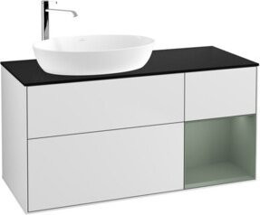 V&B Waschtischunterschrank Finion in Weiß lackiert, Breite: 120 cm, Tiefe: 50,1 cm, Höhe: 50,1 cm - Bild 1