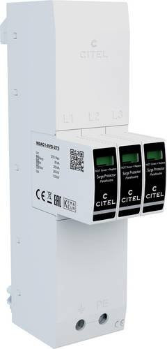 Citel Kombiableiter ZPAC1-8VG-31-275 Überspannungsschutz für 40mm Sammelschiene 8 kA in Weiß - Bild 1