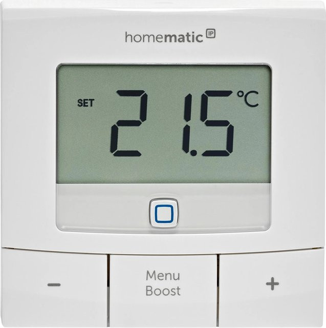 Homematic IP Wandthermostat Basic Weiß mit Display und App-Steuerung für dein Smart Home - Bild 1
