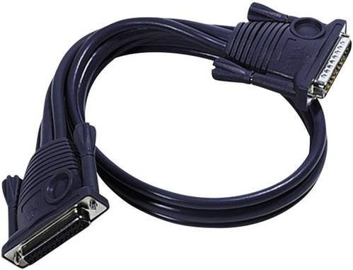 ATEN KVM Adapter D-SUB 25-pol Stecker auf D-SUB 25-pol Buchse, Schwarz, 15,00 m - Bild 1