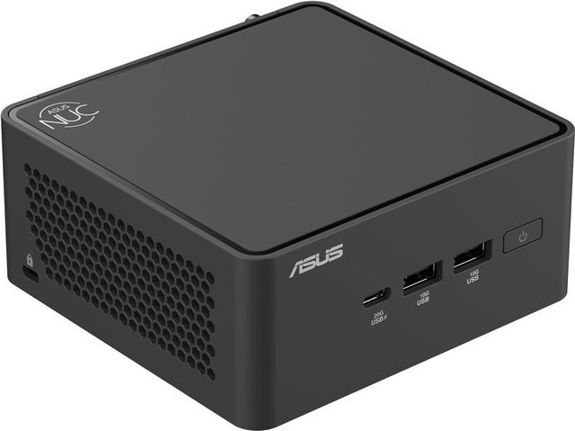 Asus NUC 15 Pro Tall Kit Mini-PC Barebone mit Intel Core Ultra 5 210H, WiFi 7 und Bluetooth in Schwarz - Bild 1