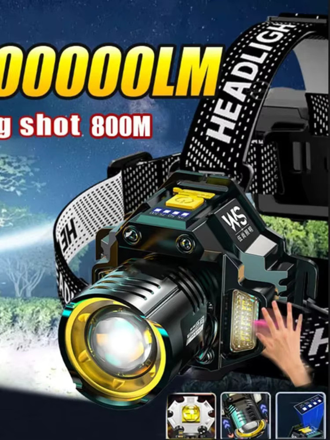 Heinast LED COB Scheinwerfer mit Bewegungssensor und wiederaufladbarem Akku, Schwarz - Bild 6