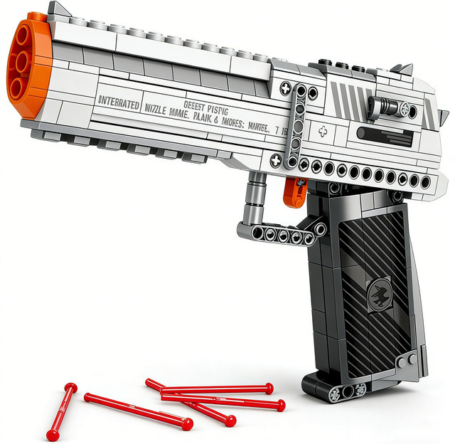 REOBRIX Desert Eagle Pistole Bausteine, 356 Teile - Bild 1