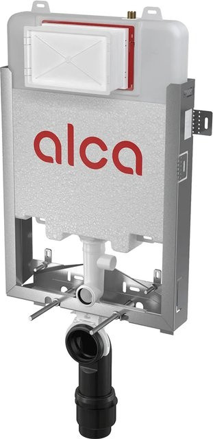 Alcadrain AM1115/1000 Renovmodul Slim Vorwandinstallationssystem für Einmauerung in Weiß - Bild 1