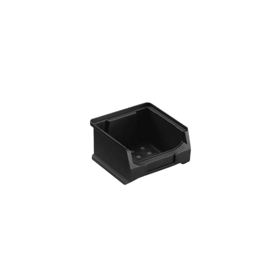 PROREGAL ESD Sichtlagerbox Schwarz H x B x T: 6 x 10 x 10 cm - Bild 2