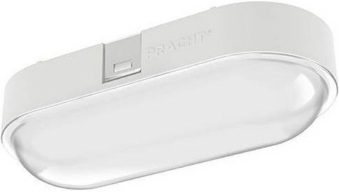 Pracht NINA_ECO LED-Deckenleuchte in Weiß, 8W, IP65, oval - Bild 1